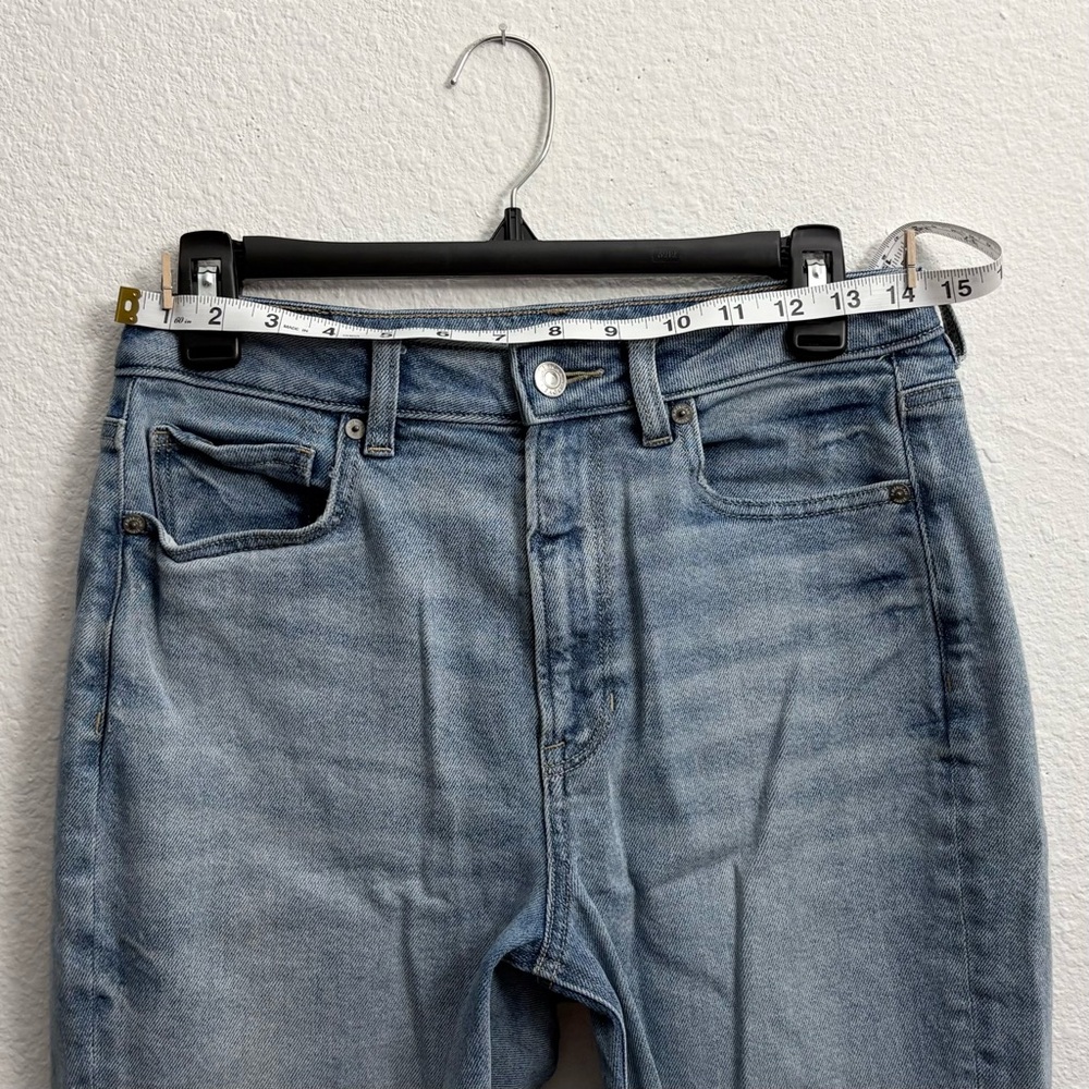 American Eagle AE Mom Straight Jean stretch Women's Jeans size 6 short - Picture 11 of 12